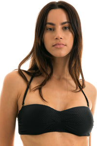 Top Cloque Preto Bandeau