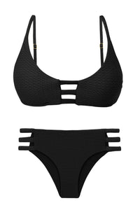 Set Bora-Black Bra-Trio Madrid-Trio