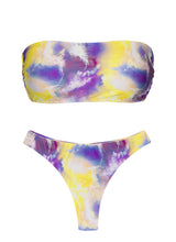 Charger l&#39;image dans la galerie, Set Tiedye-Purple Bandeau-Reto Fio
